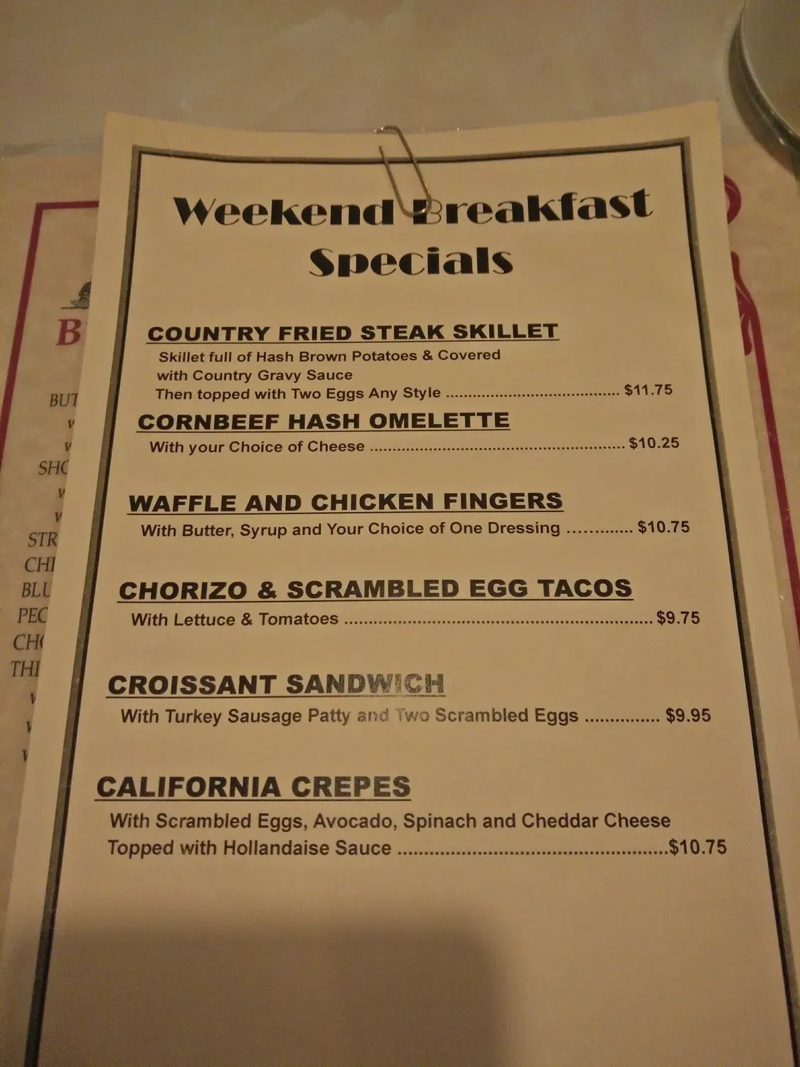 Menu 4