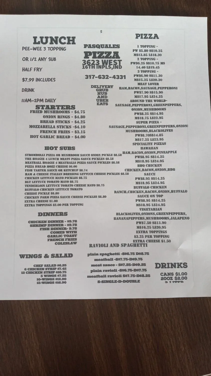 Menu 2