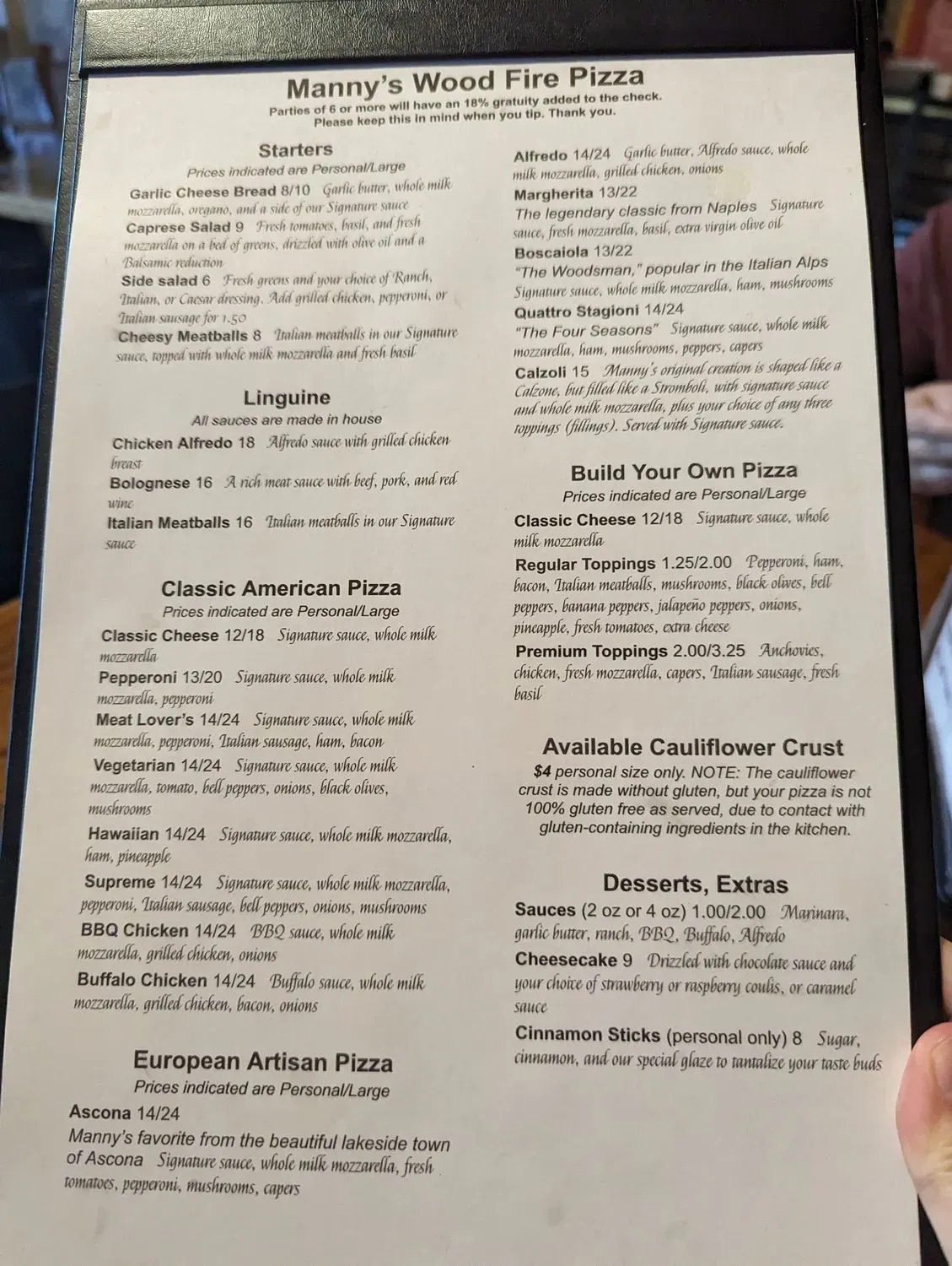 Menu 4