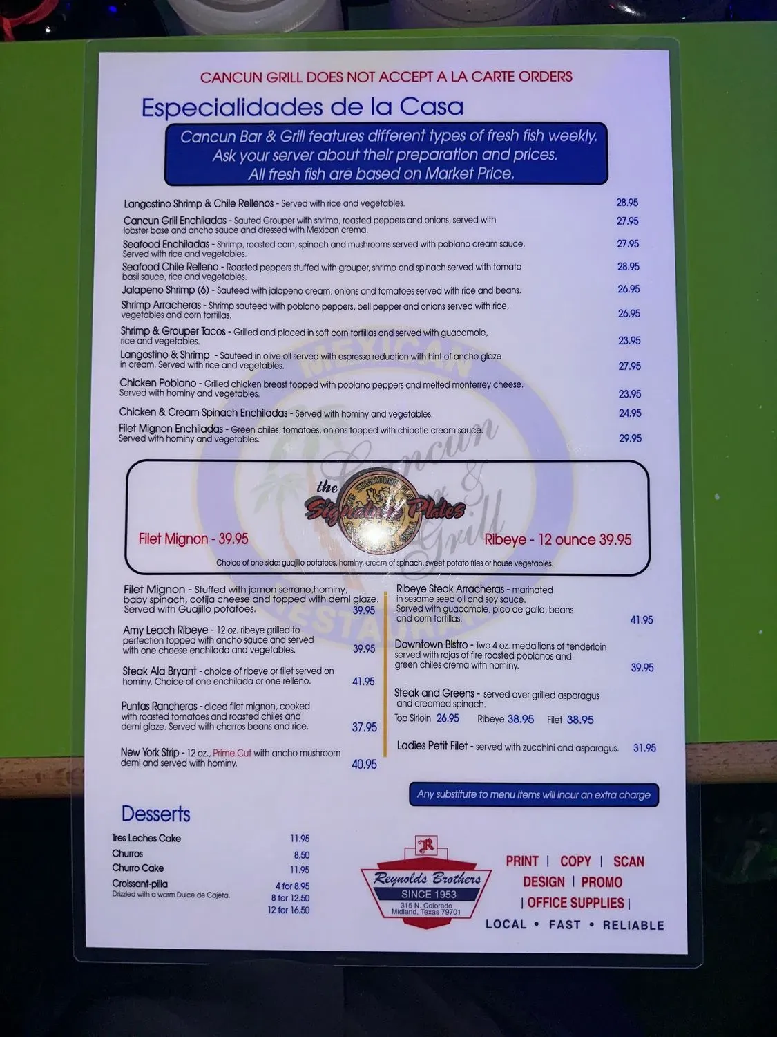 Menu 2