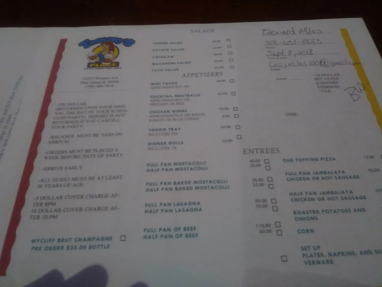 Menu 3