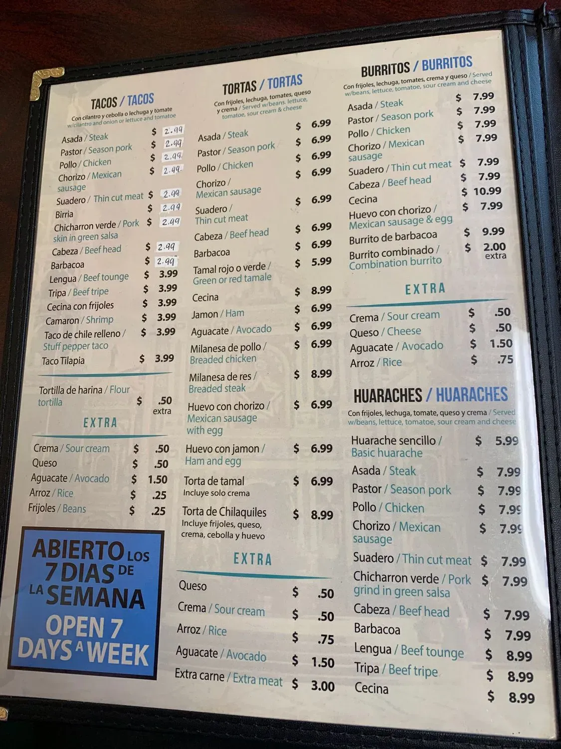 Menu 2