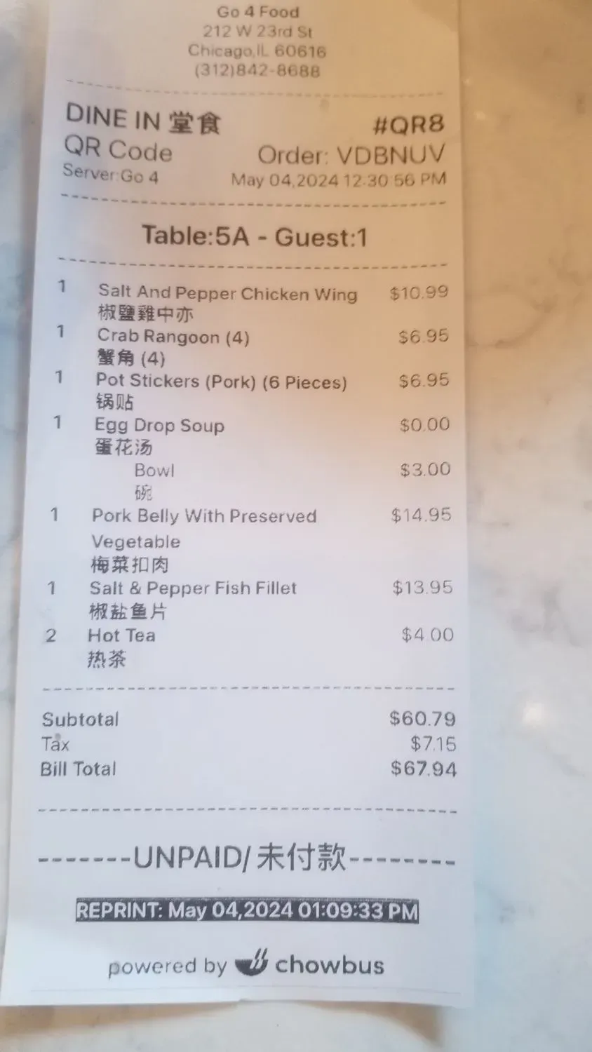 Menu 6