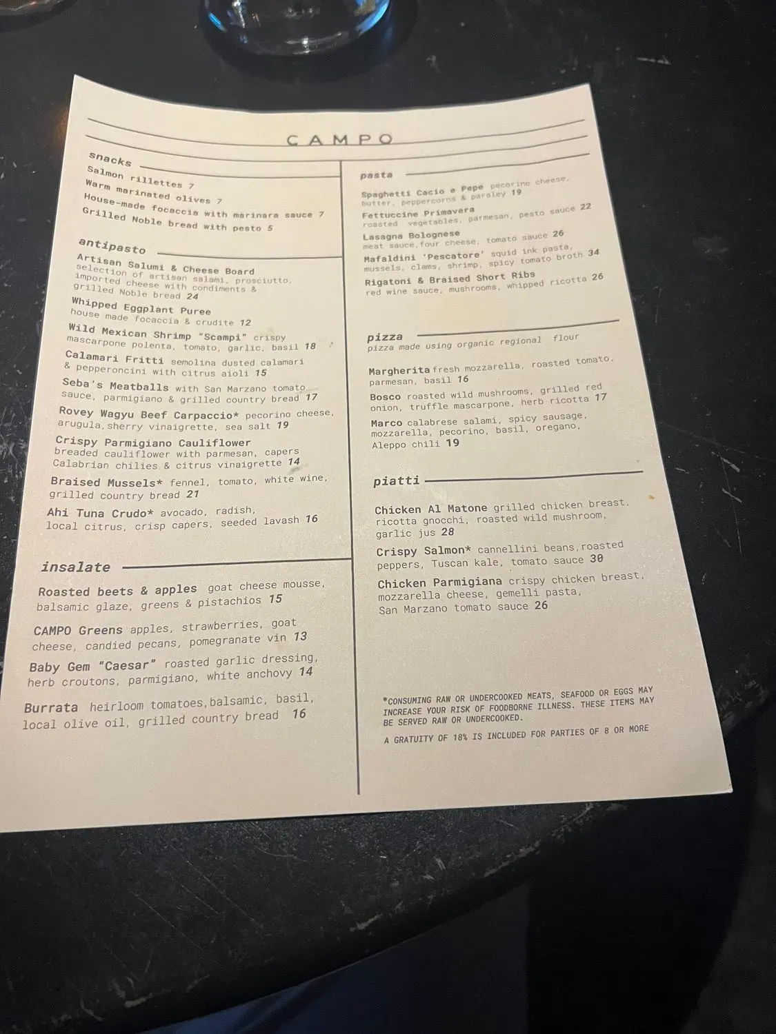 Menu 4