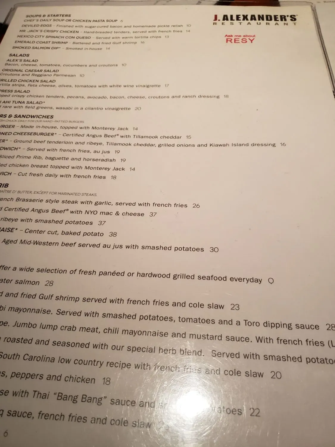 Menu 5