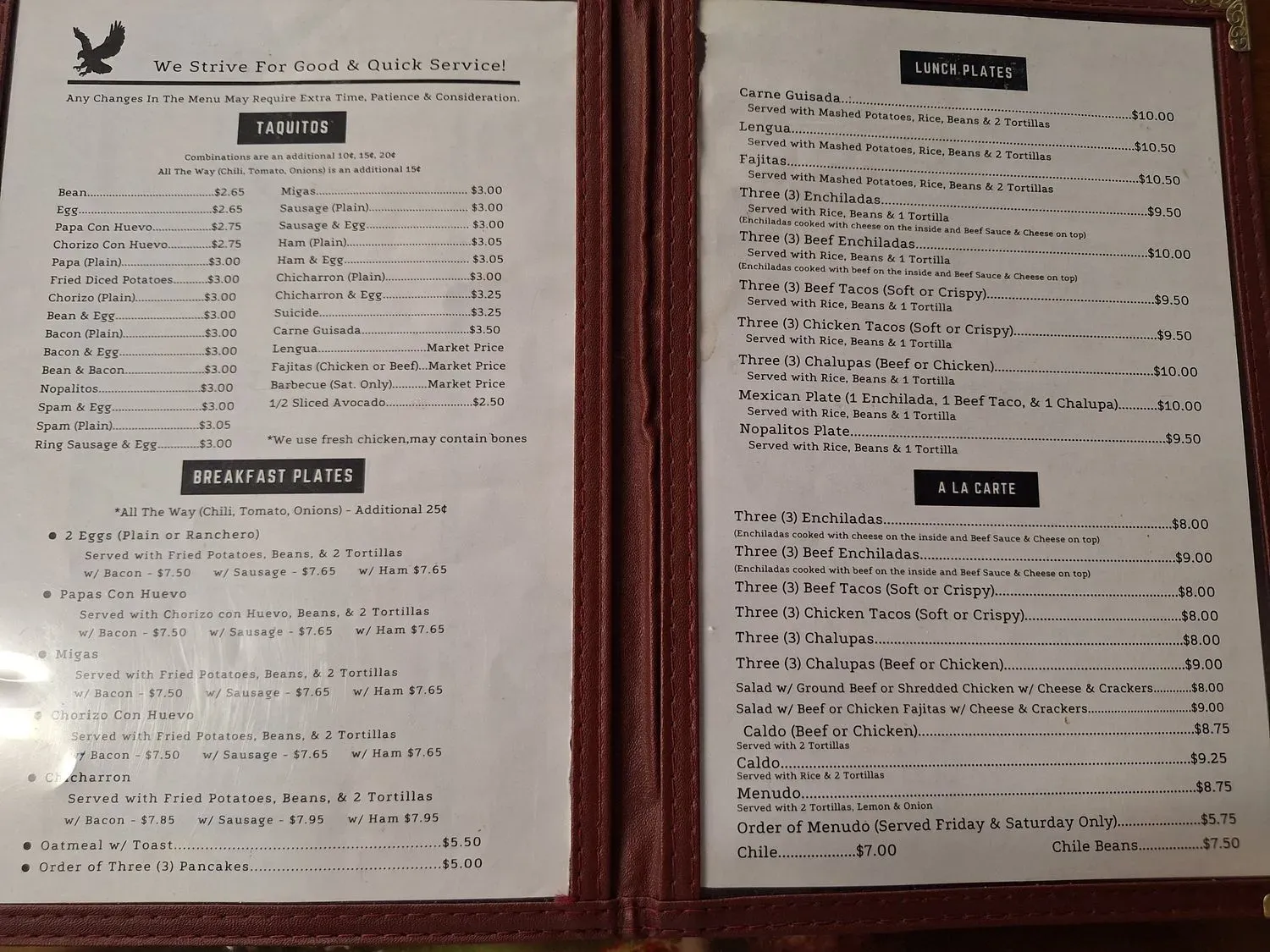 Menu 2