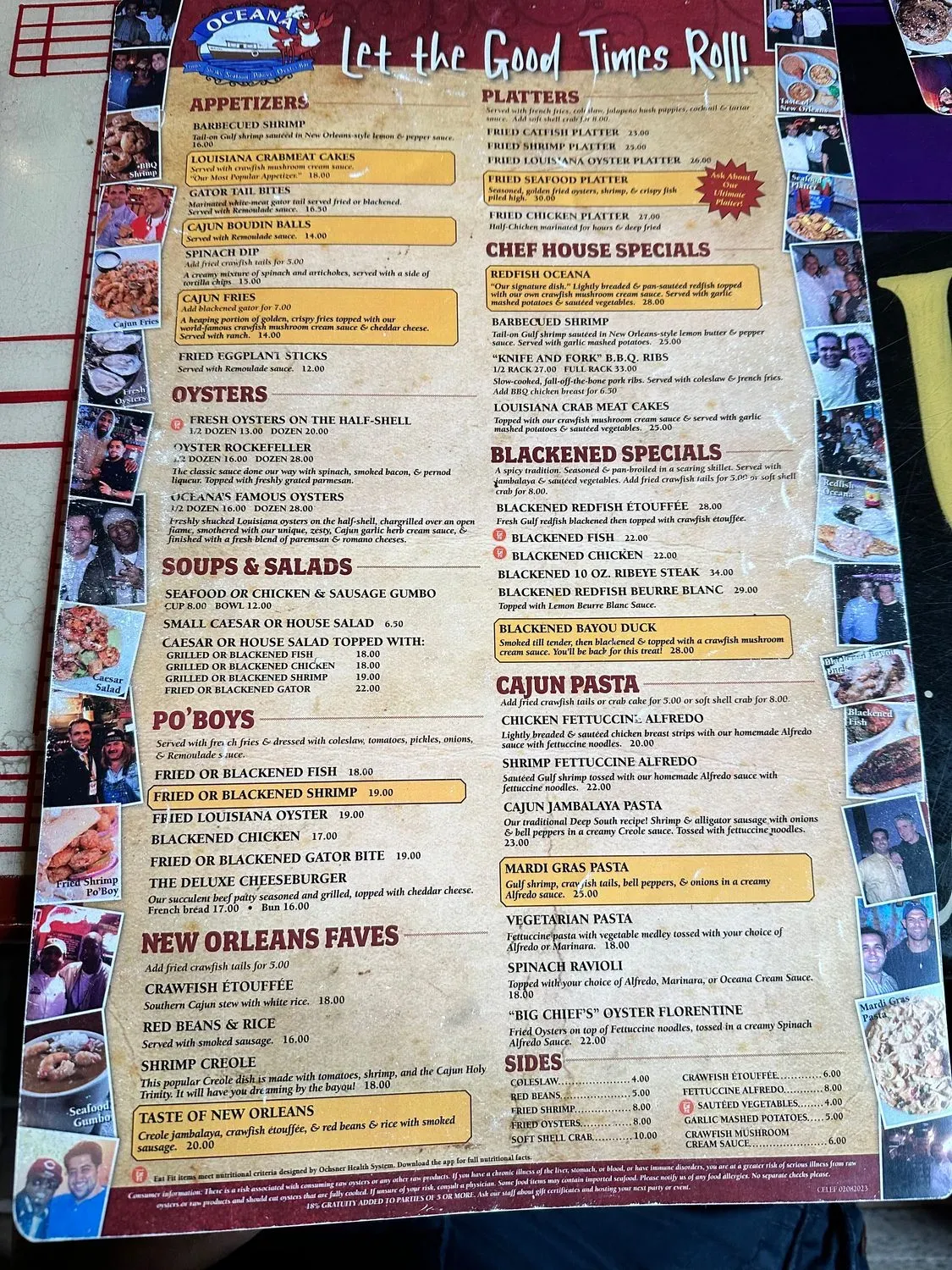 Menu 6