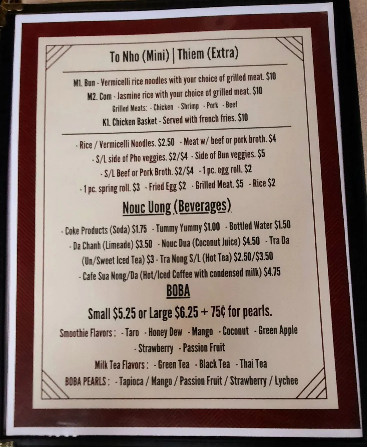 Menu 4