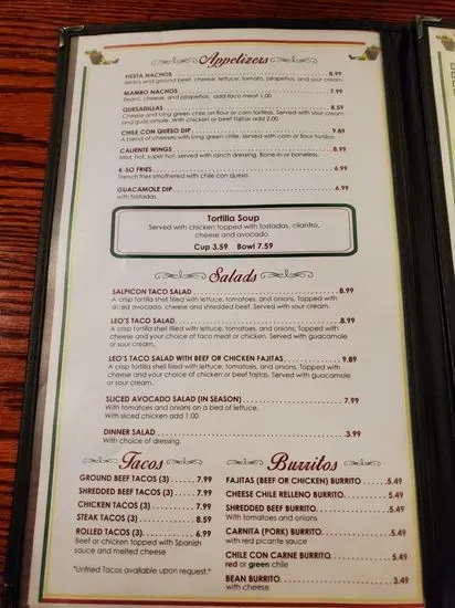 Menu 4