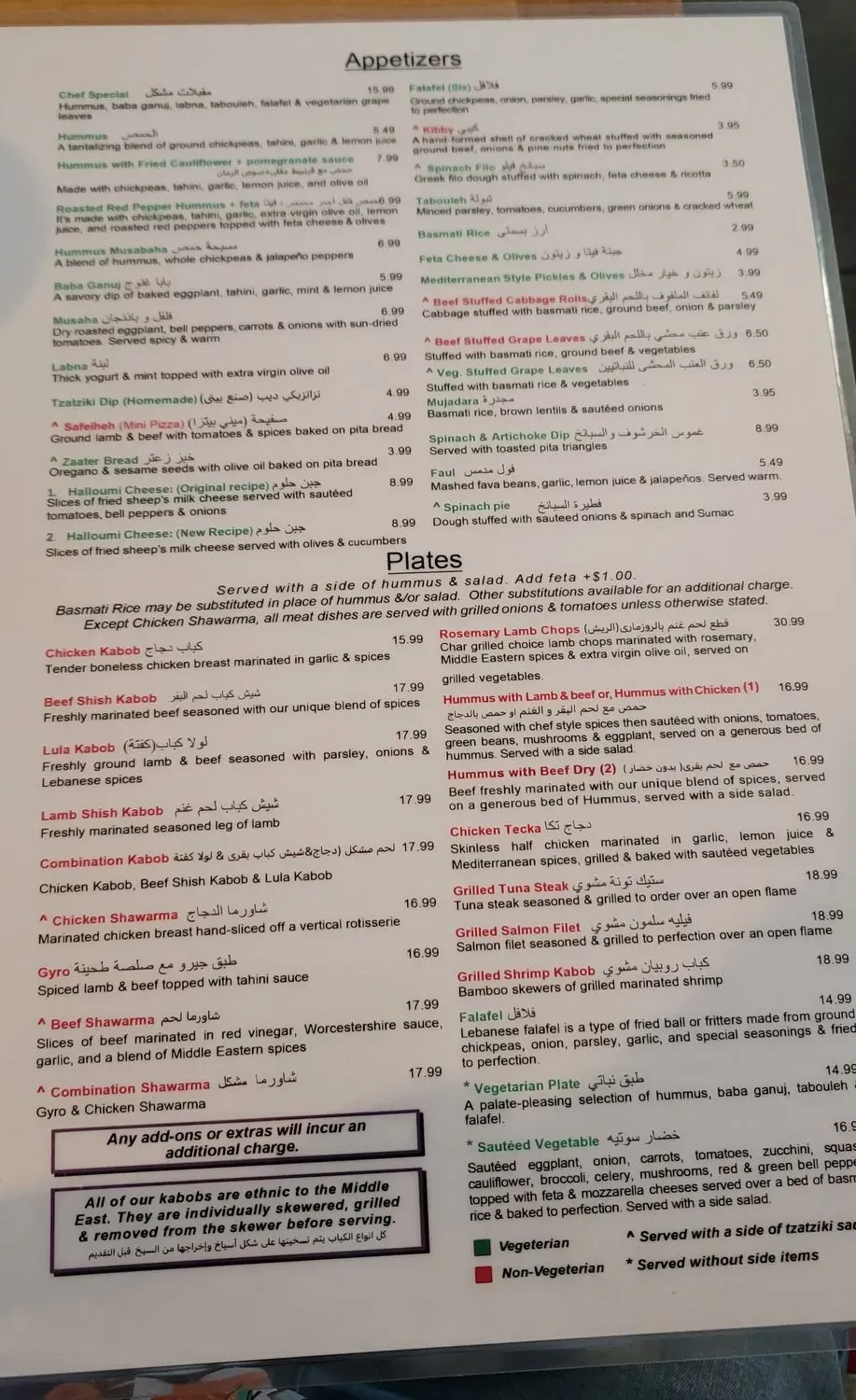 Menu 4