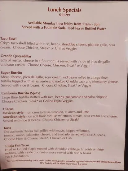 Menu 5