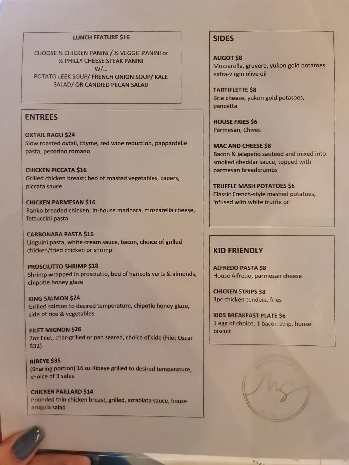 Menu 2