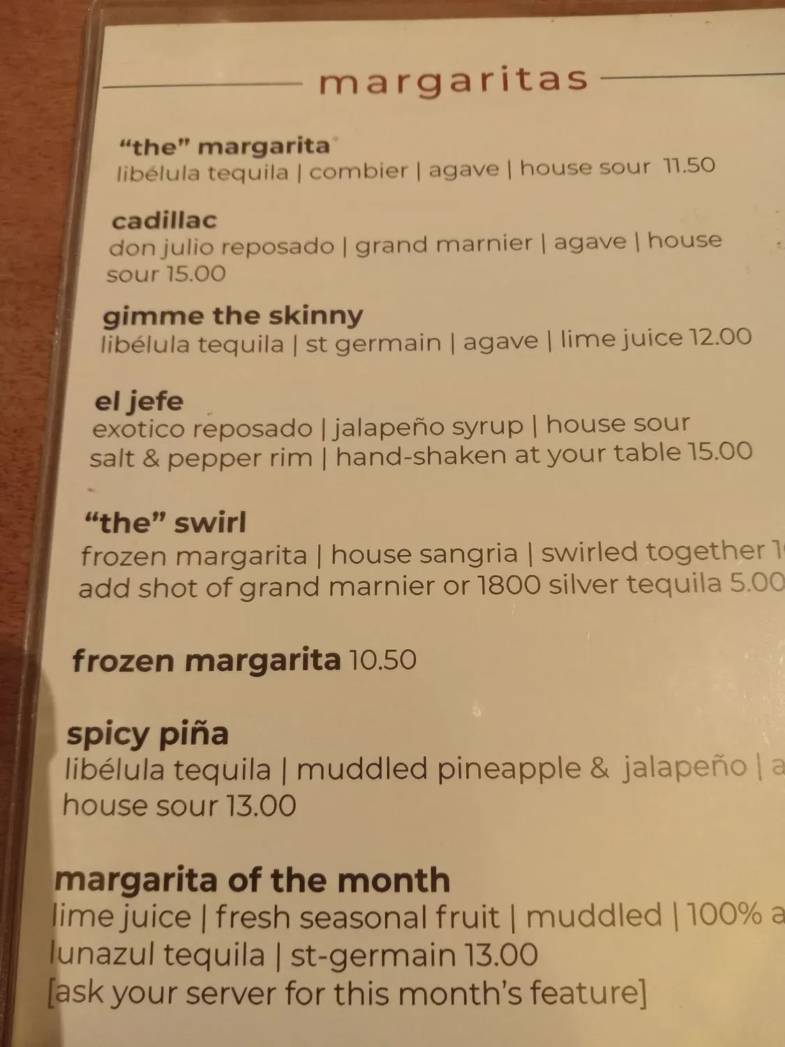 Menu 4