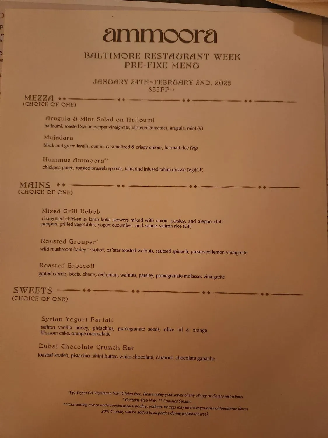 Menu 6