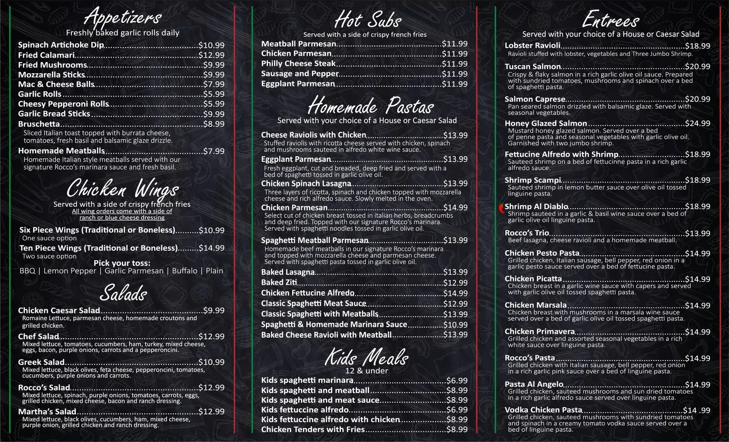 Menu 3