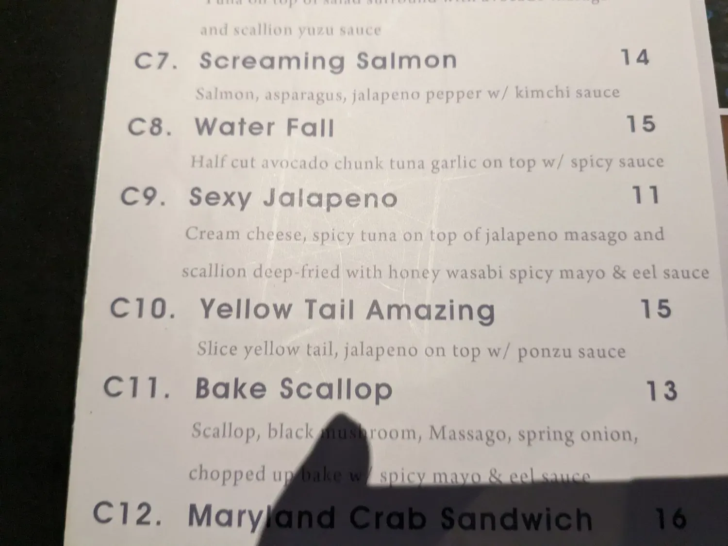 Menu 3