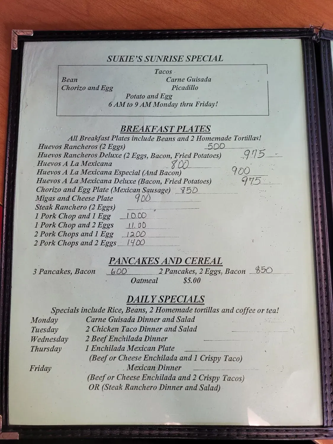 Menu 4