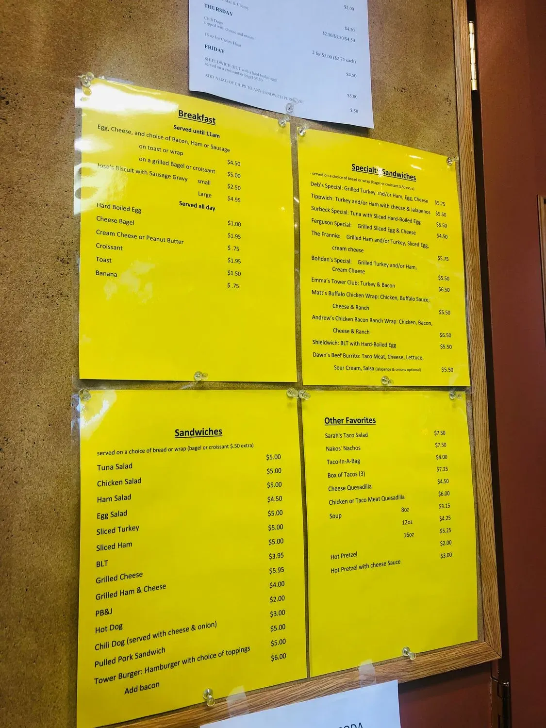 Menu 2