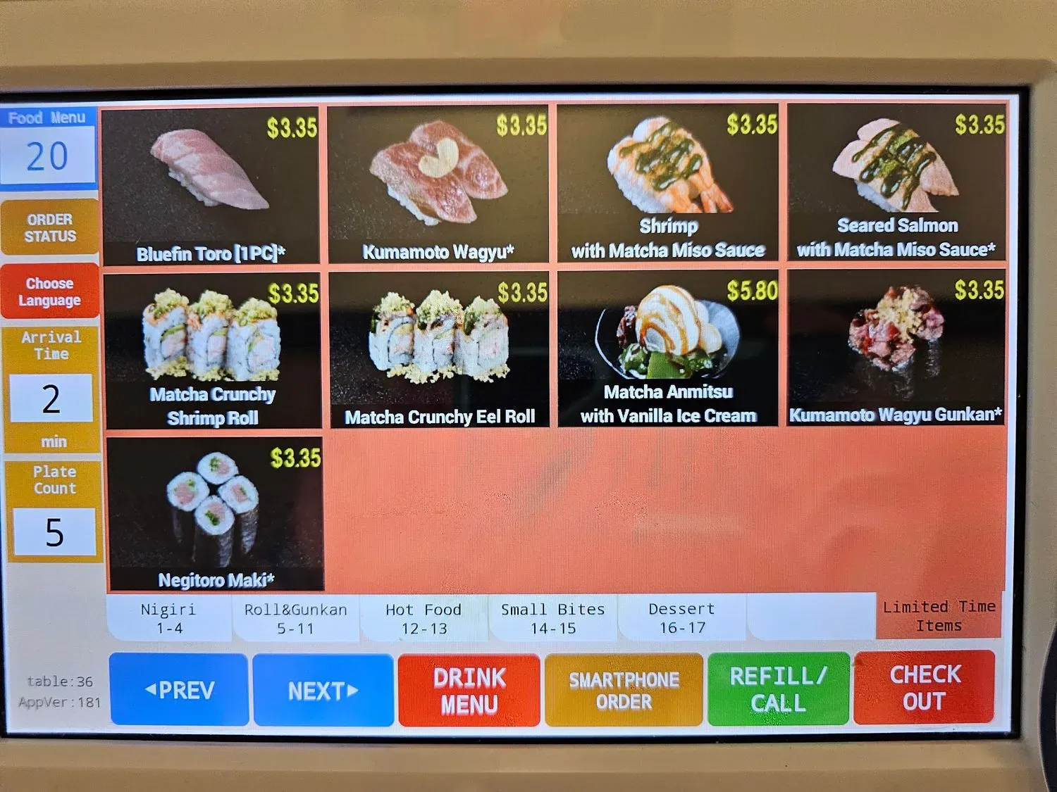 Menu 5