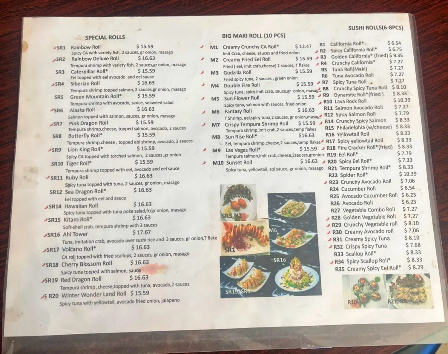 Menu 6