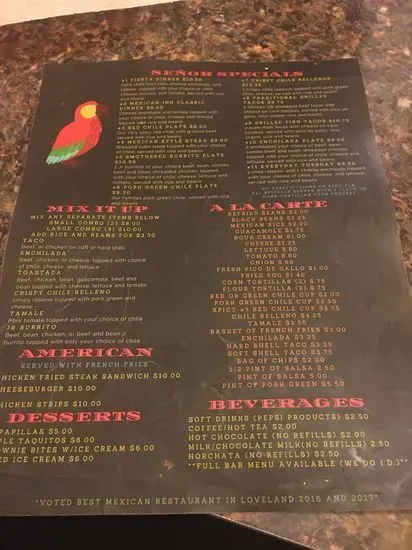 Menu 3