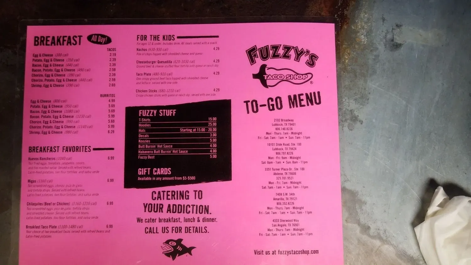 Menu 6