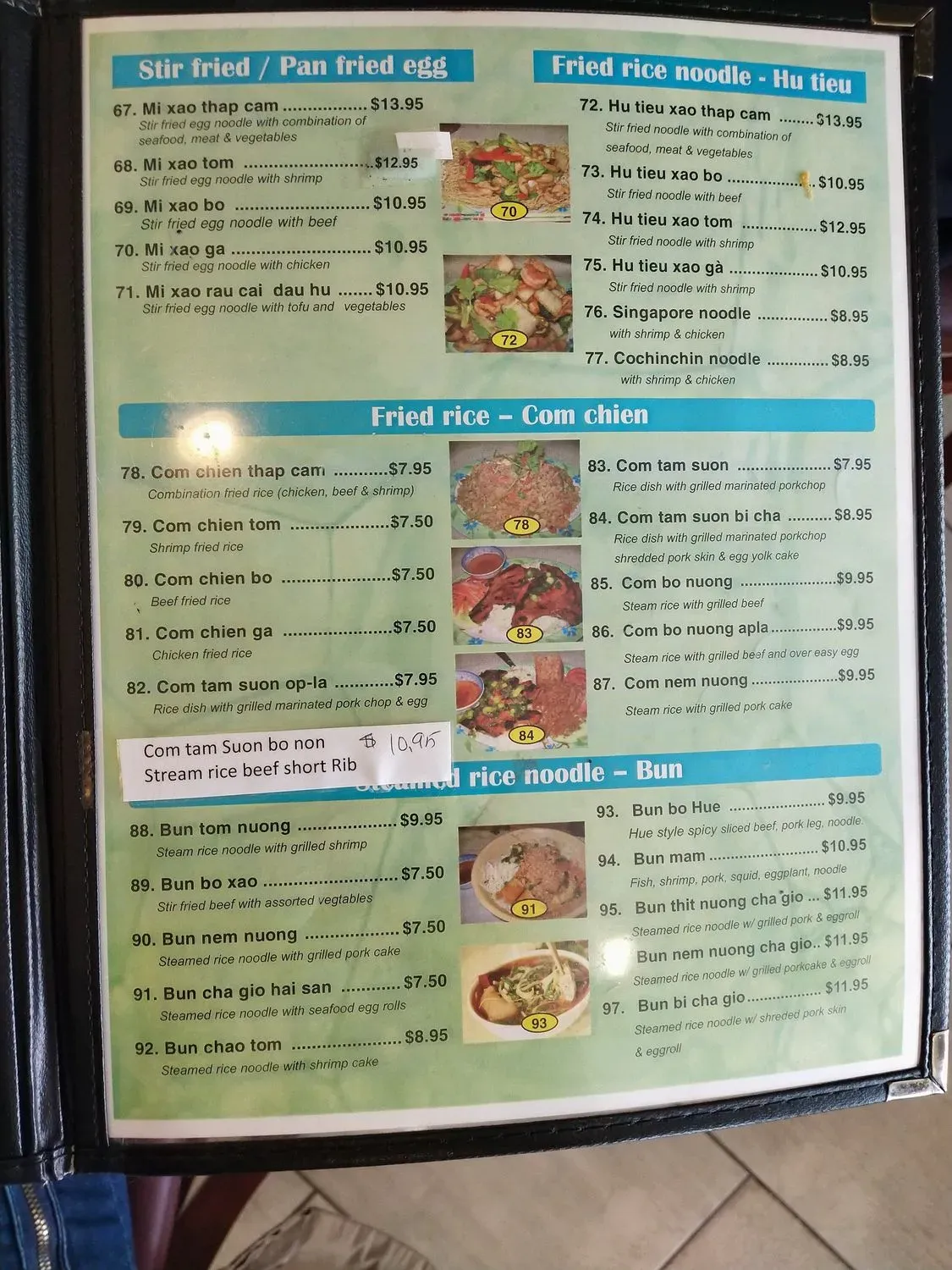 Menu 6