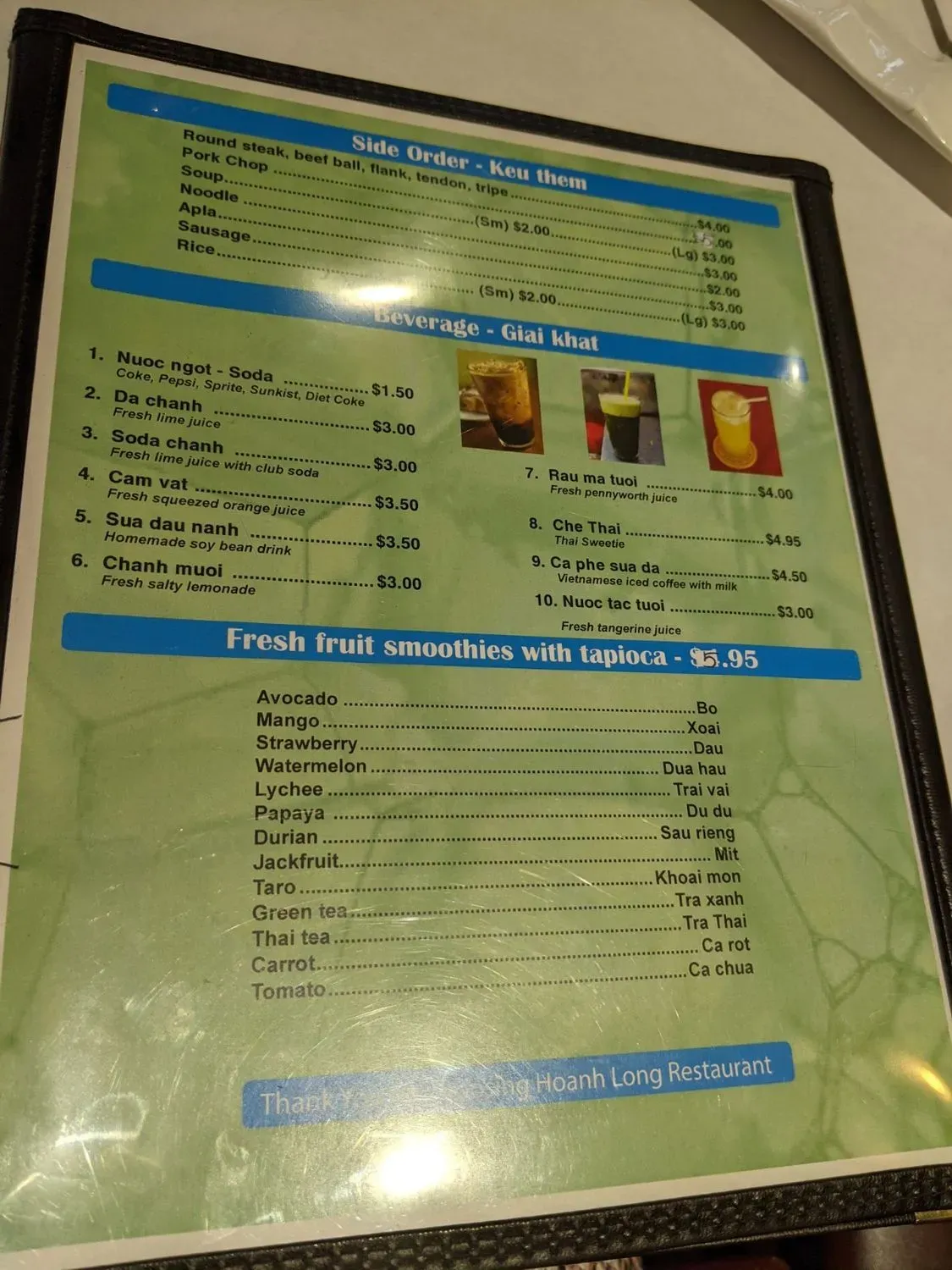 Menu 4