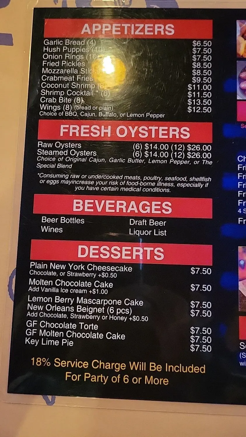 Menu 6