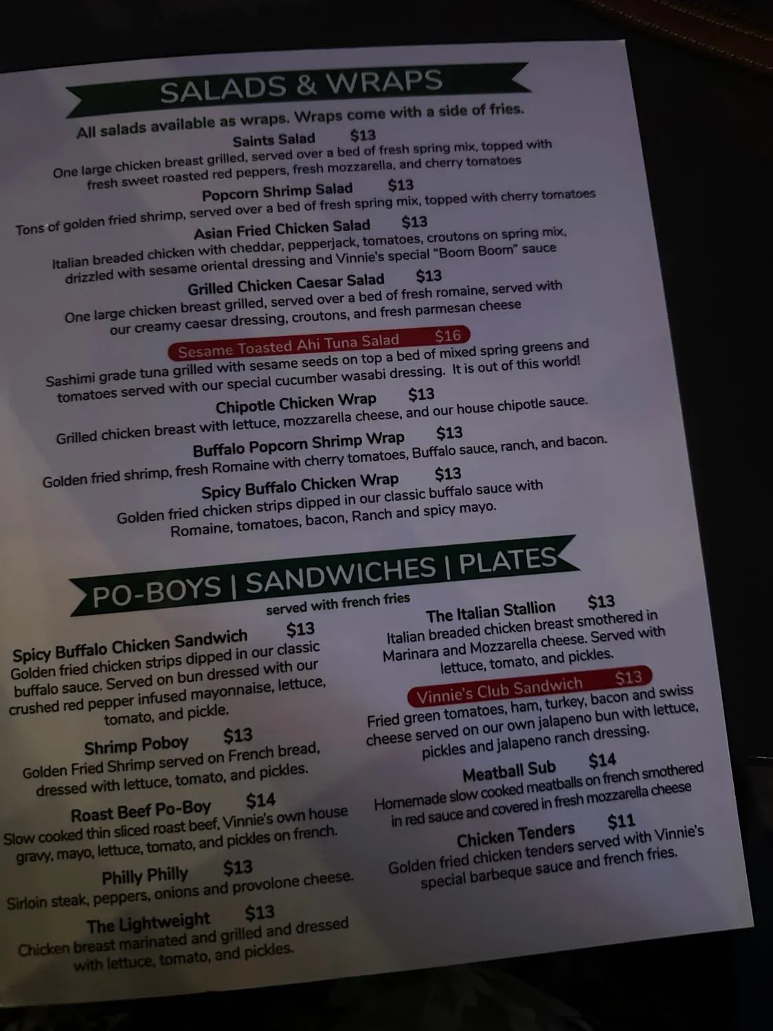 Menu 6