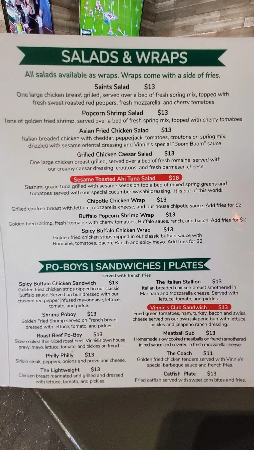 Menu 2