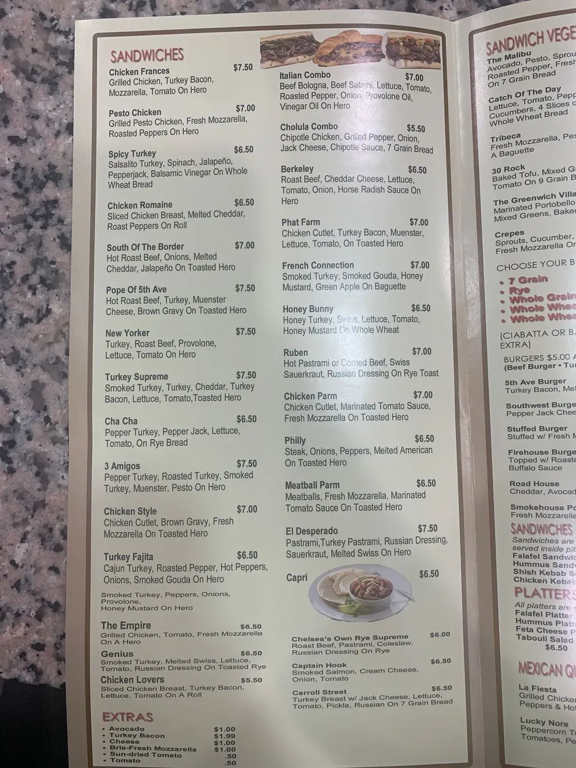 Menu 4