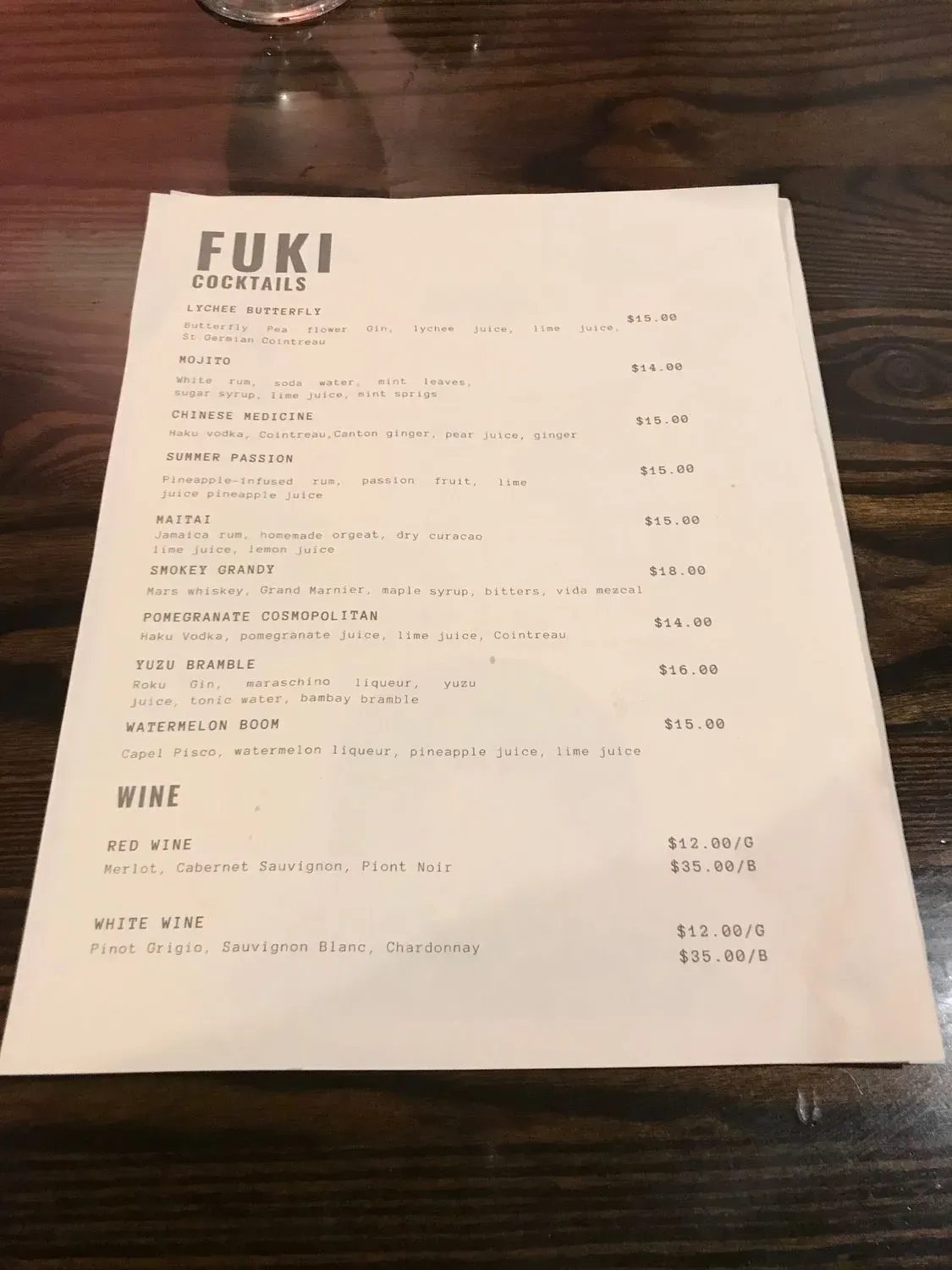 Menu 6