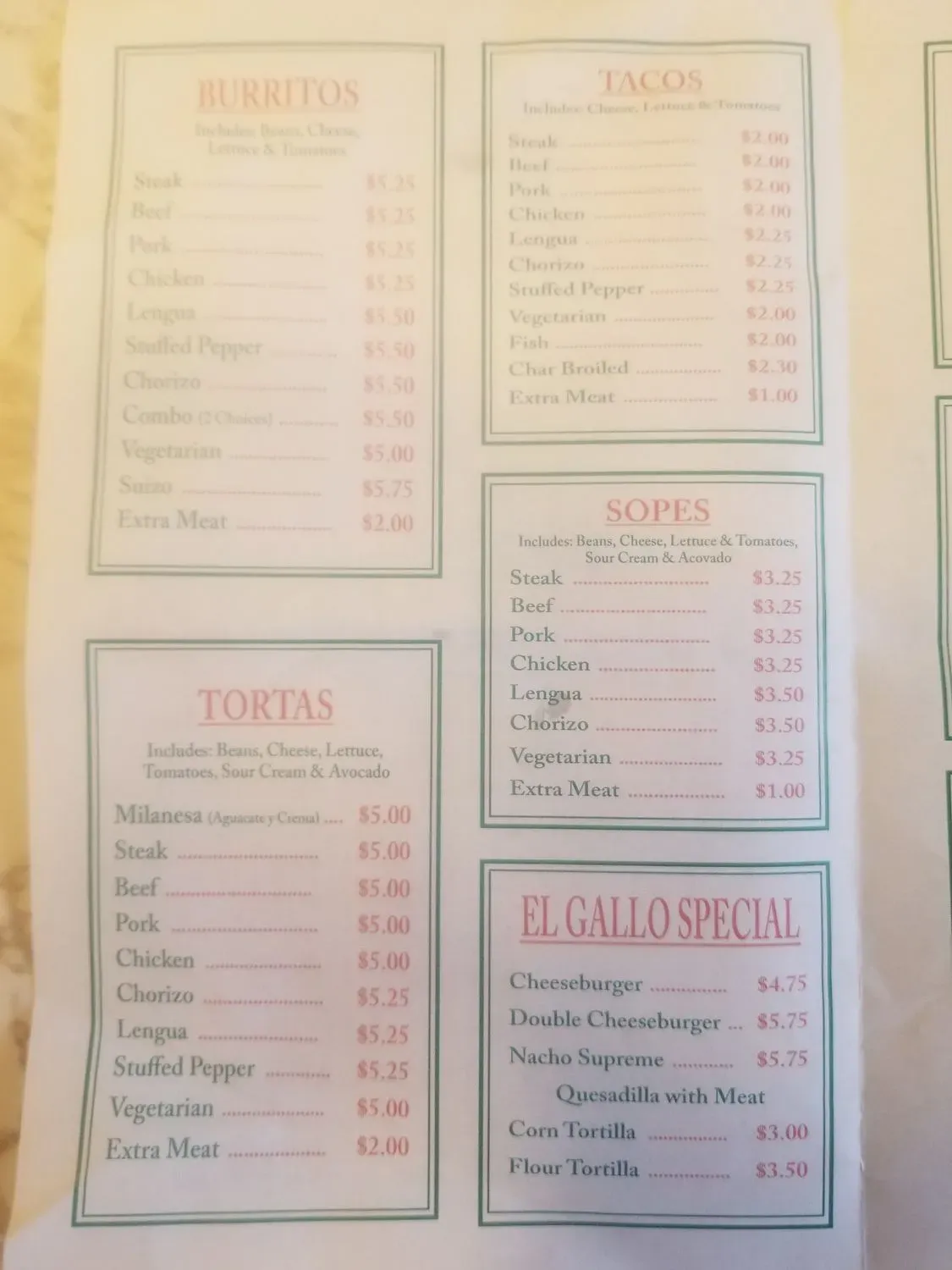 Menu 6