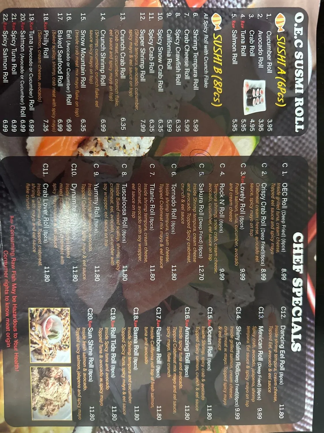 Menu 5