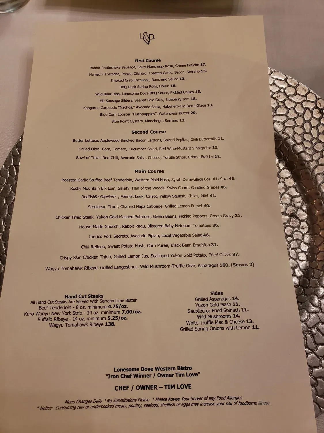 Menu 4