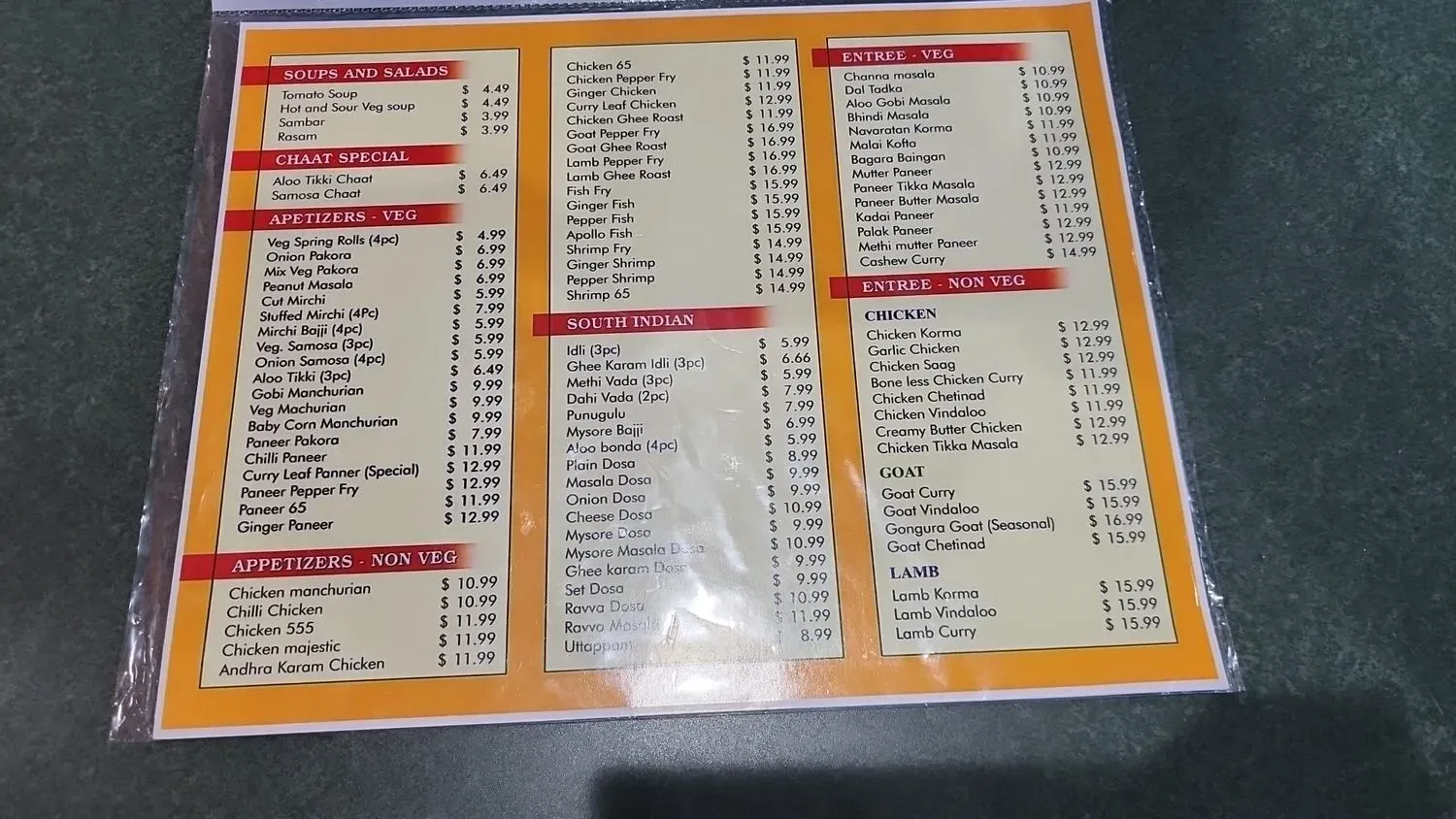 Menu 4