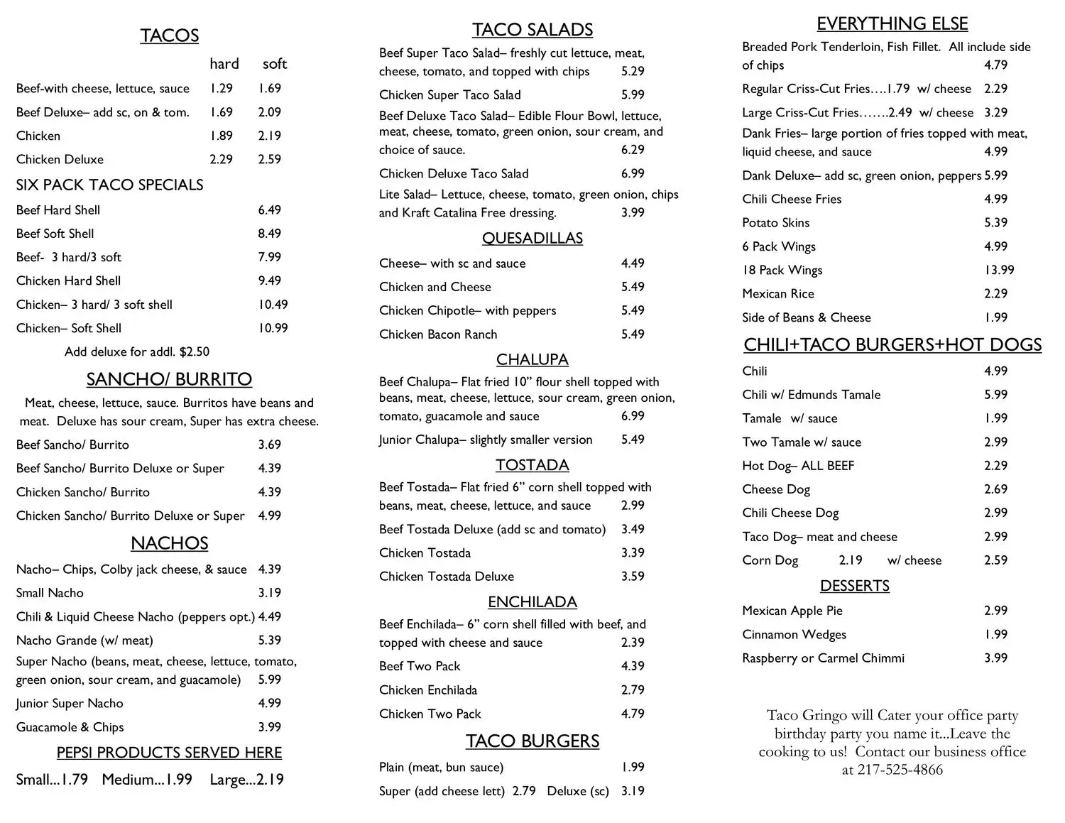 Menu 3