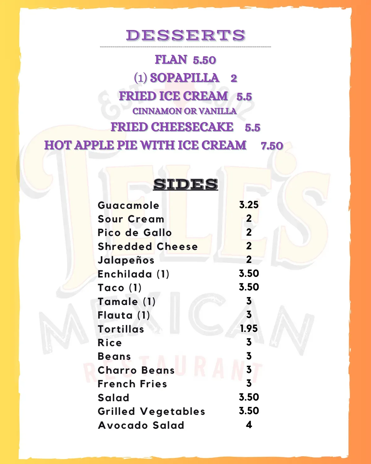 Menu 6