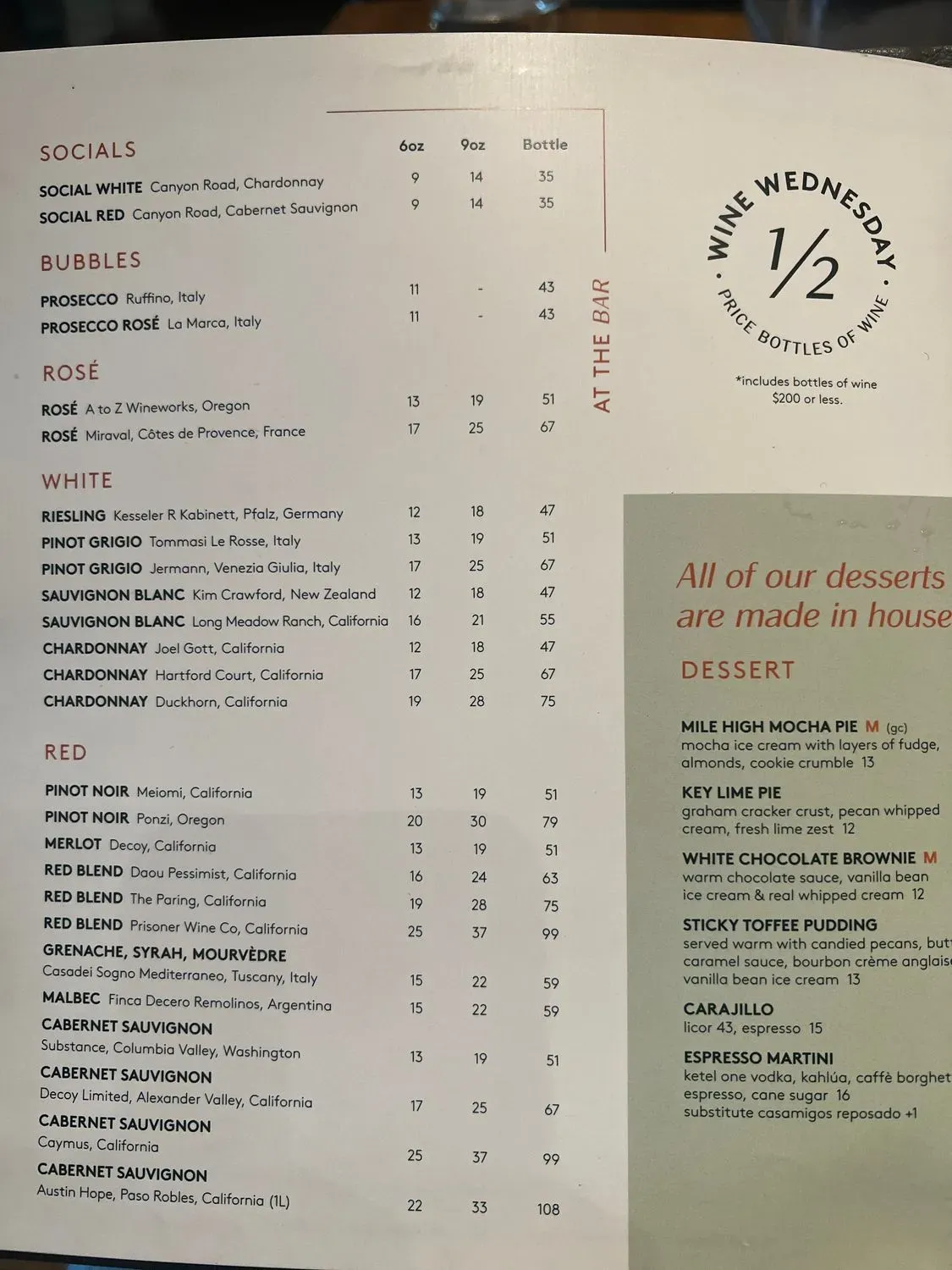 Menu 6