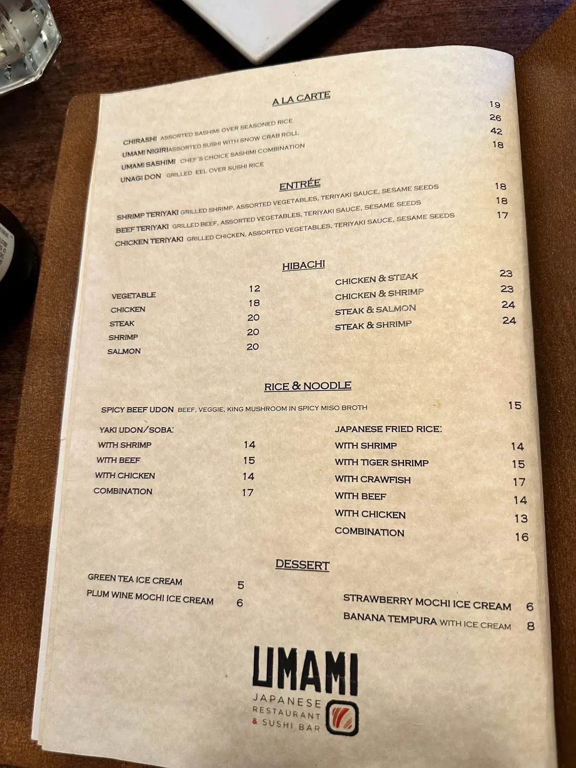 Menu 5