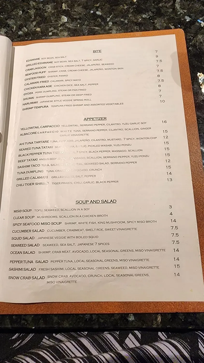 Menu 2