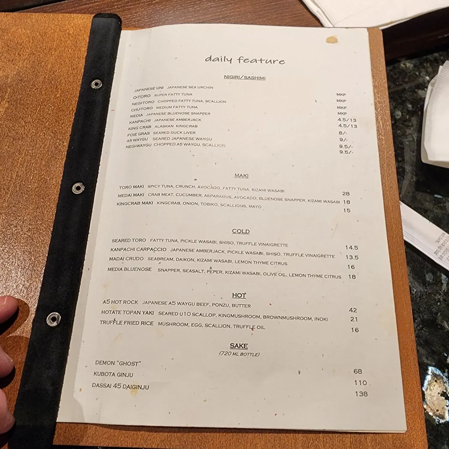 Menu 6