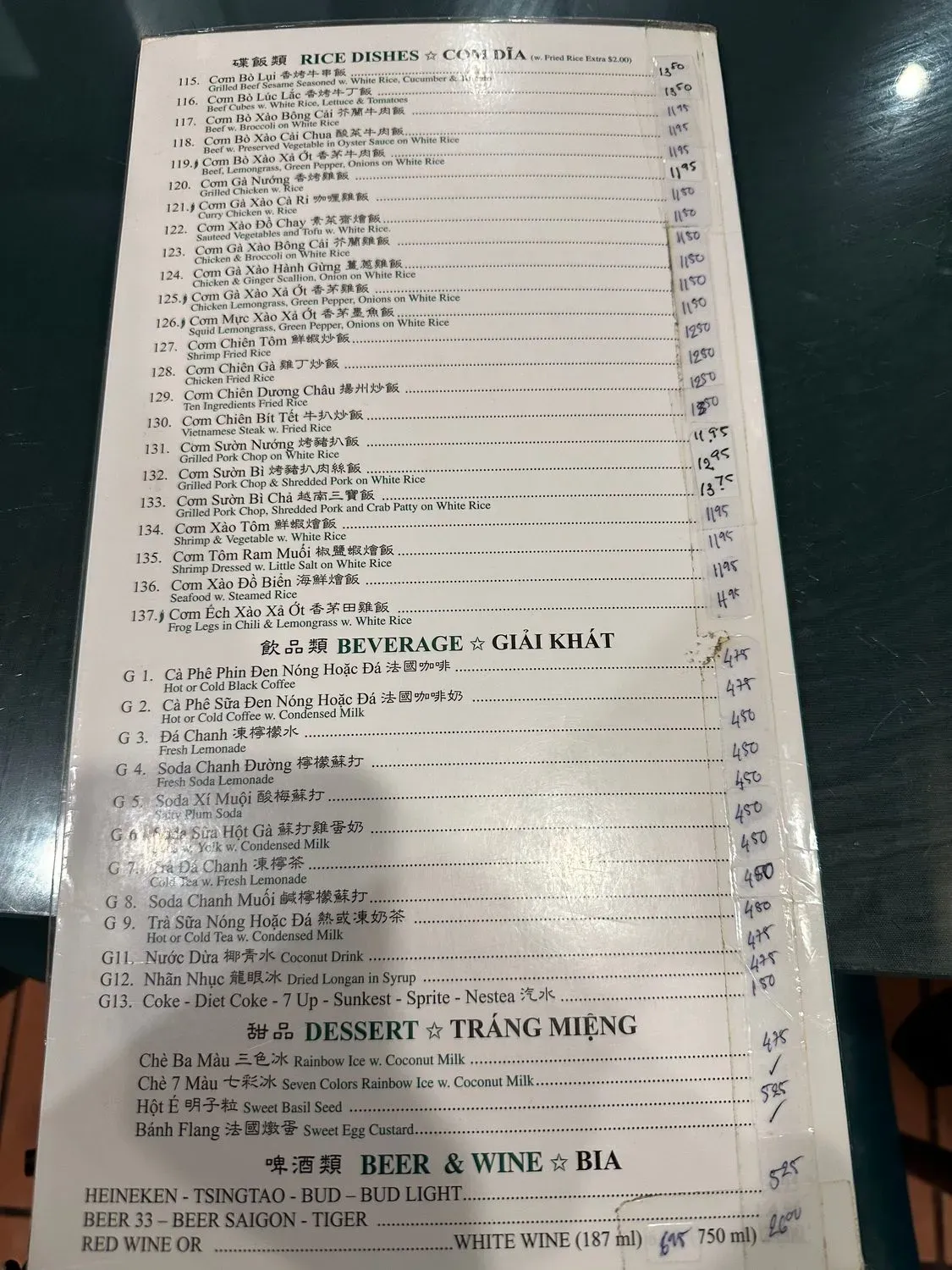 Menu 4