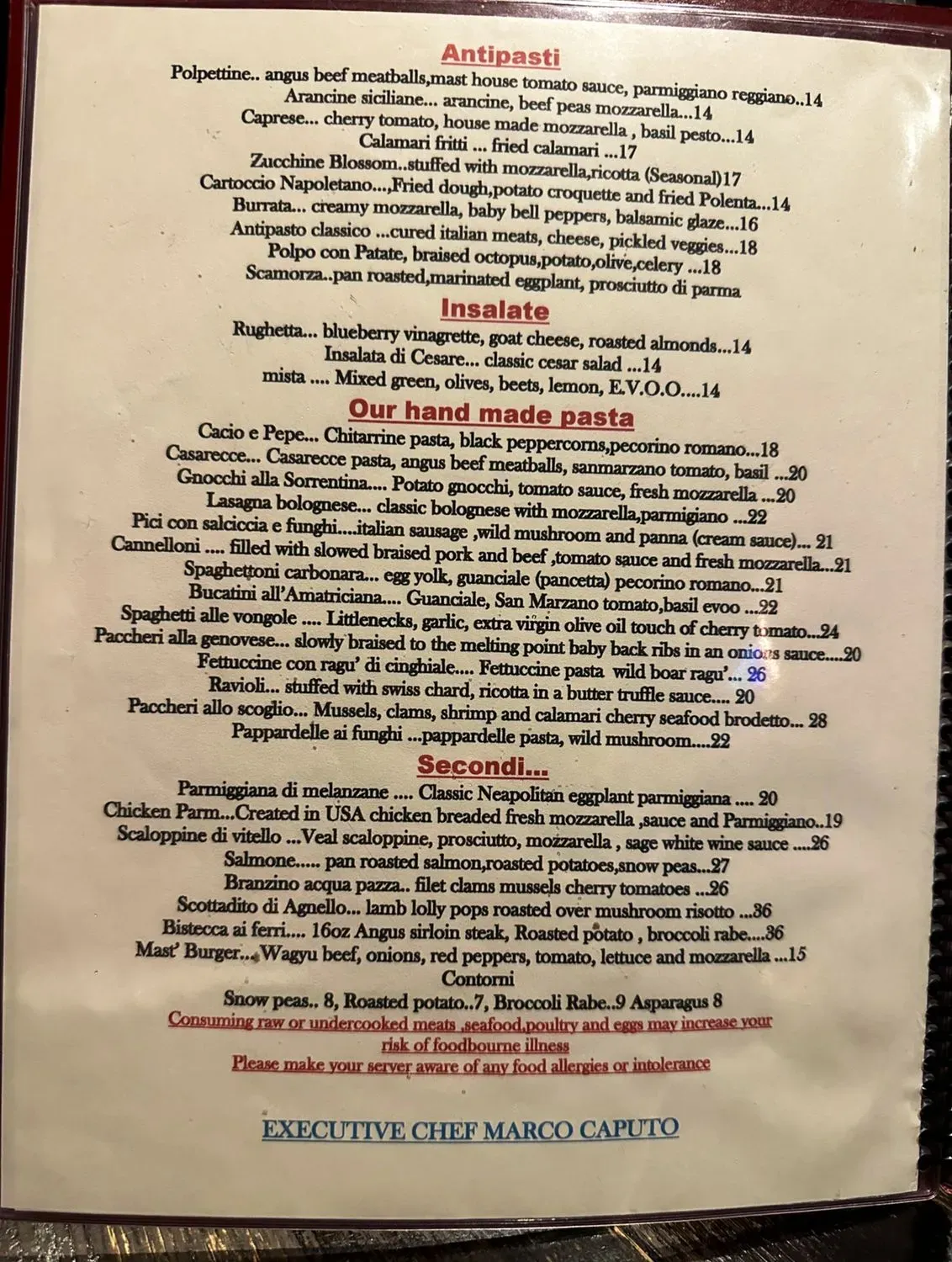 Menu 5