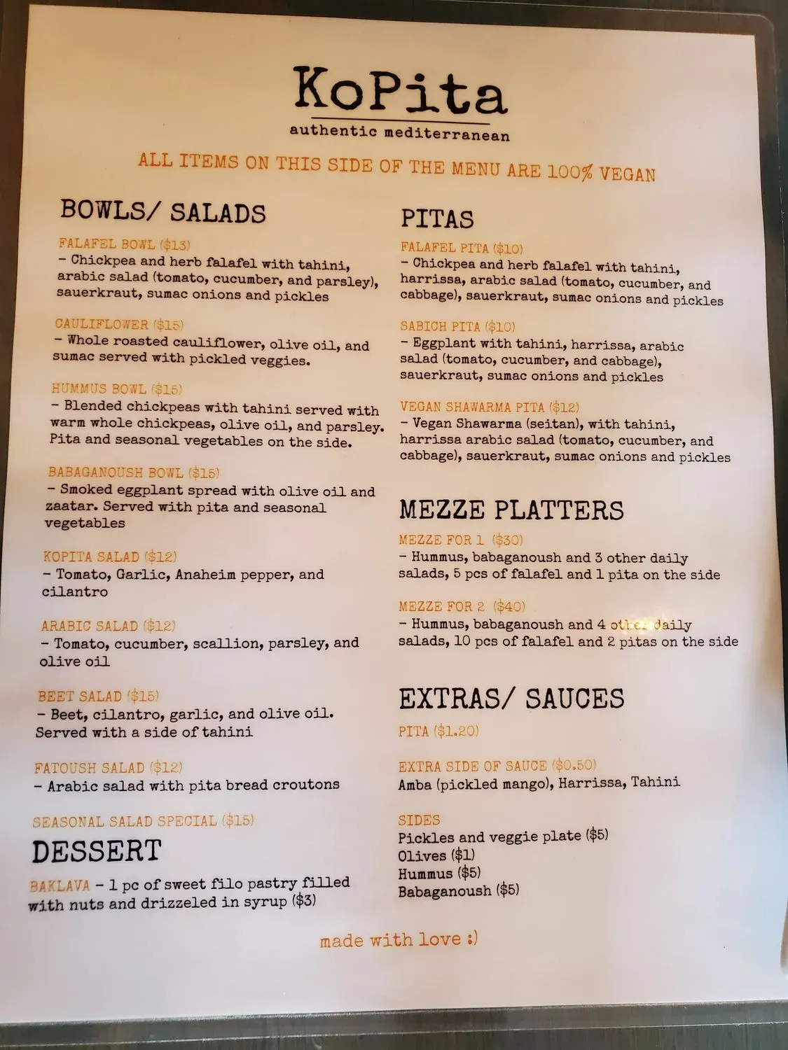 Menu 4