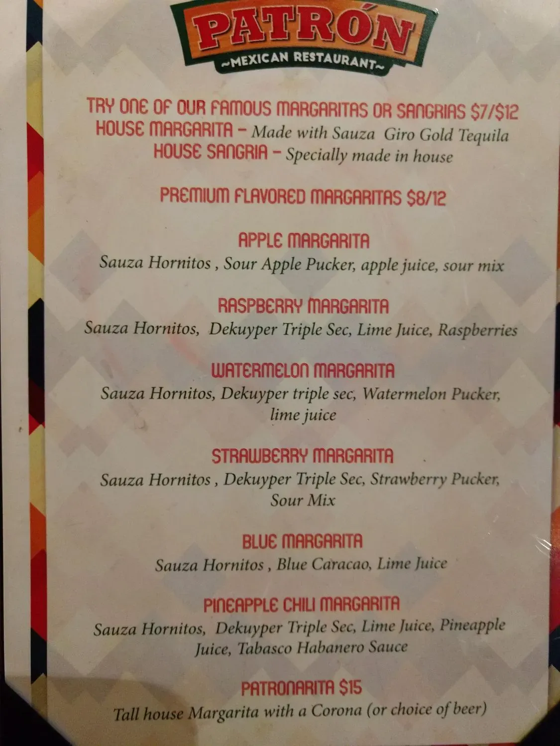 Menu 6