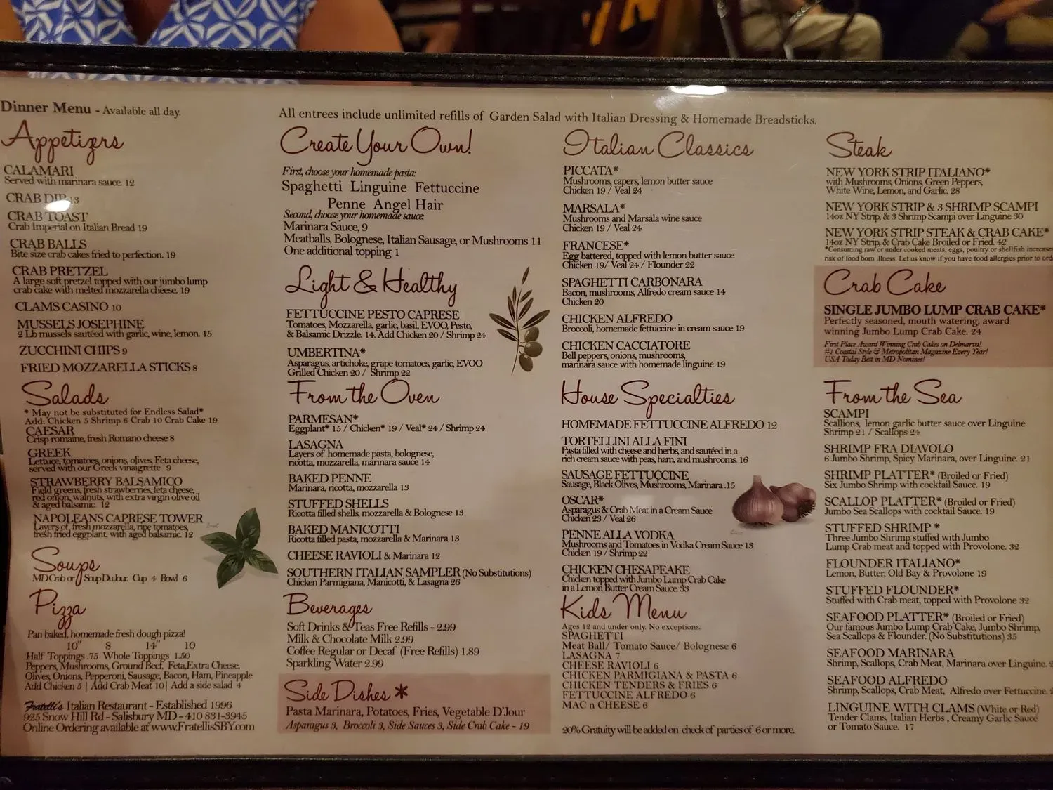 Menu 6