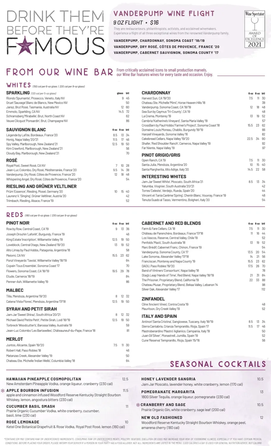 Menu 6