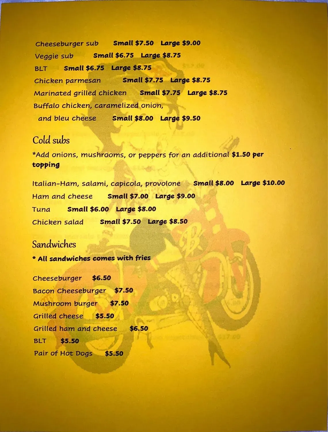 Menu 6